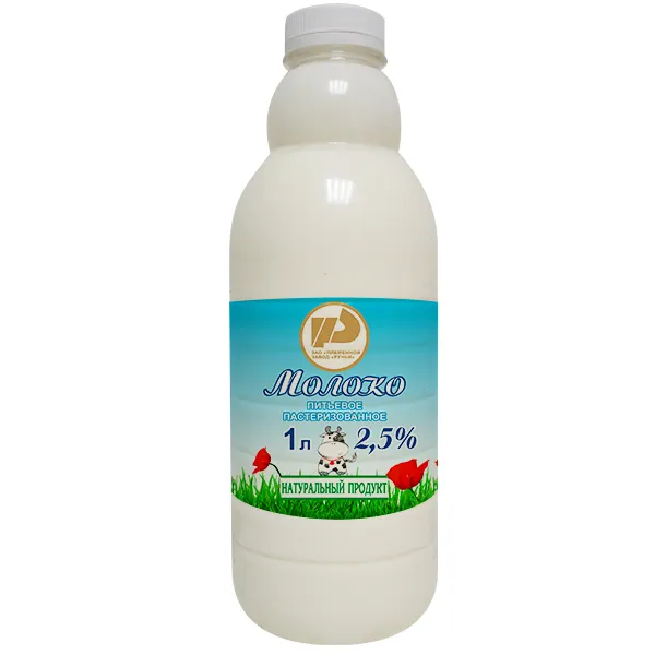 фотография продукта Молоко коровье ГОСТ, 2,5%, 1л